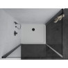 Mexen Pretoria Duo душ кабина отваряща се 90 x 80 см, прозрачна, черна + плосък