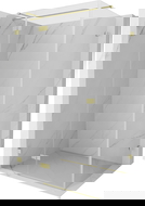 Mexen Lunar T лява въртяща се душ кабина 75 x 110 см, прозрачна, златно четкано - 834T-075-110-55-00-L