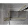 Mexen Mist H T лява отваряща се душ кабина 115 x 95 см, прозрачна, златиста четка - 8A5T-115-095-55-00-L