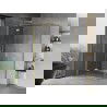 Mexen Mist H T лява душ кабина 90 x 110 см, прозрачна, златиста - 8A5T-090-110-55-00-L