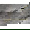 Mexen Mist H T кабина за душ с лява врата 105 x 110 см, прозрачна, златна матова - 8A5T-105-110-55-00-L