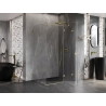 Mexen Lunar T душ кабина с отваряеми врата дясна 75 x 80 см, прозрачна, златиста