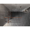 Mexen Lunar T лява отваряема душ кабина 90 x 90 см, прозрачна, розово злато
