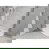 Mexen Roma Duo душ кабина отваряема 100 x 90 см, прозрачен, хром + душ под Flat - 854-100-090-01-02-4010