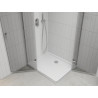 Mexen Roma Duo отваряема душ кабина 100 x 90 см, прозрачна, хром + корито Flat