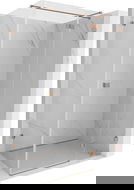 Mexen Lunar T душ кабина с отваряща се врата, дясна 70 x 110 см, прозрачна, матирано медно покритие - 834T-070-110-65-00-P