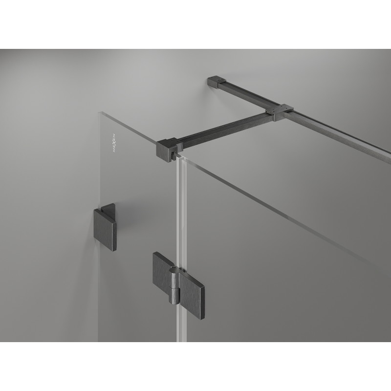 Mexen Lunar T душ кабина с отваряща се врата вдясно 75 x 120 см, прозрачна,