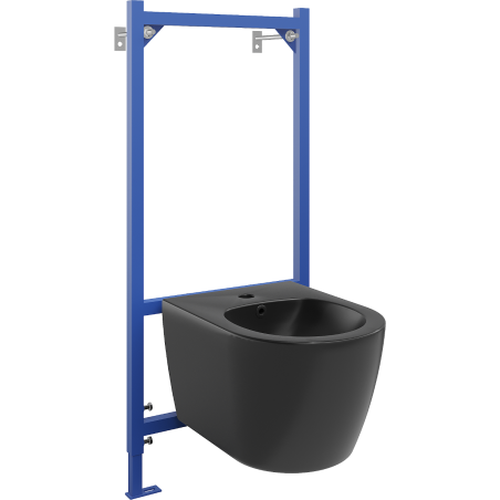 Mexen вграден комплект за биде Феникс B със структура Carmen, черен мат - 69935884985