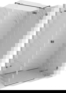 Mexen Lunar T дясна отваряема душ кабина 90 x 70 см, прозрачно, четка с оръжейно сиво - 834T-090-070-66-00-P