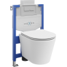 Mexen Rico вграден комплект WC стелаж Fenix XS-U с тоалетна чиния и седалка с