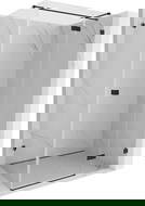 Mexen Lunar T душ кабина отваряща се надясно 90 x 70 см, прозрачна, черна - 834T-090-070-70-00-P