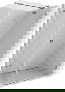 Mexen Lunar T душ кабина с отваряща се дясна врата 75 x 110 см, прозрачно, тъмно метал - 834T-075-110-95-00-P