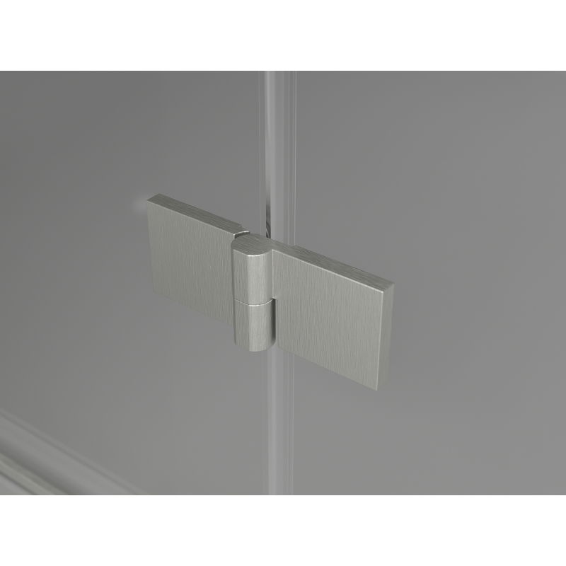 Mexen Lunar T лява отваряща се душ кабина 70 x 120 см, прозрачна, матов никел - 834T-070-120-97-00-L