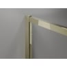 Mexen Exo петоъгълна душ кабина с врати 100 x 90 cm, прозрачна, златна - 812-100-090-50-00