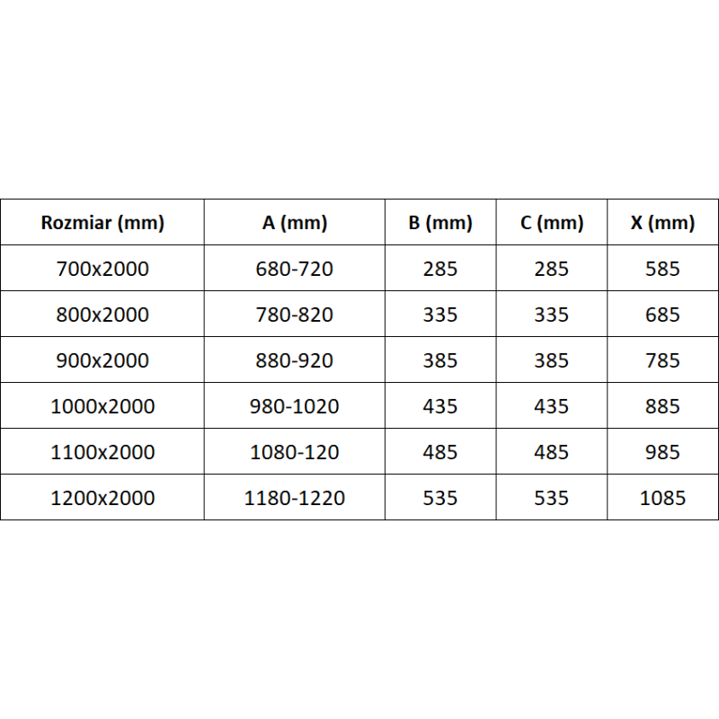 Mexen Exo двойни душ кабини с отварящи се врати 100 см, прозрачни, хром