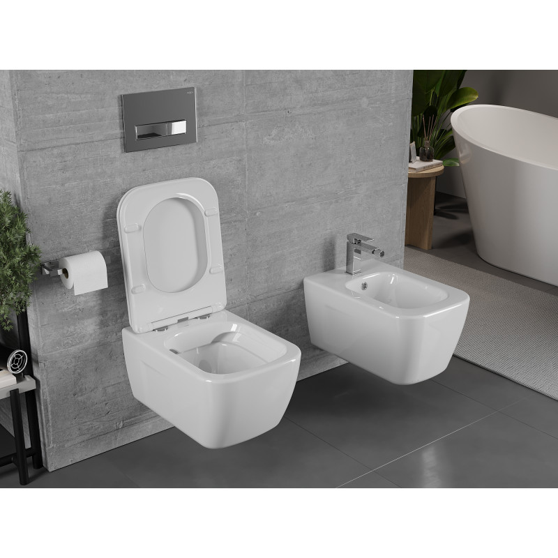Mexen Margo wc тоалетна чиния Rimless, бяла гланц - 3342XX00