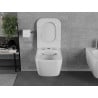 Mexen Margo WC чиния Rimless с плавно затваряща се тънка седалка, дуропласт, бял