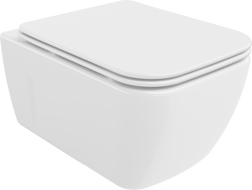 Mexen Margo мивка wc Rimless с капак за плавно падане slim, duroplast, бяла гланц - 30420900