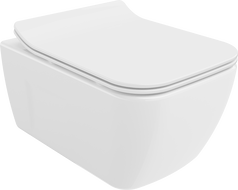 Mexen Margo WC чиния Rimless с бавно падаща седалка slim, дуропласт, бял гланц
