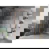 Mexen Mist H T душ кабина с врата наляво 95 x 120 cm, прозрачна, четкана мед - 8A5T-095-120-65-00-L