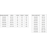 Mexen Exo душ кабина с отварящи се врати 100 x 80 см, прозрачна, златна - 814-100-080-50-00