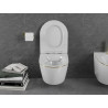 Mexen Lena WC чиния Rimless с капак със забавено падане slim, дуропласт,