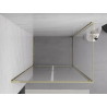 Mexen Exo-B Duo отваряща се душ кабина 120 x 80 см, прозрачна, златна - 814-120-080-50-00