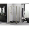 Mexen Exo-B Duo люк с душ кабина 120 x 85 см, прозрачен, златен - 814-120-085-50-00