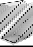 Mexen Exo сгъваем душ кабина 120 x 80 cm, прозрачна, черна - 814-120-080-70-00