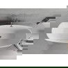 Mexen Luvo Slim свободностояща вана 170 x 75 см, бяла, преливник gun gray четкан - 52801707500-66