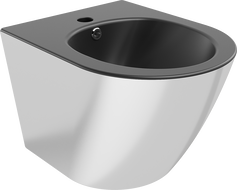 Mexen Lena висящо биде, черен мат/сребърен - 35224874