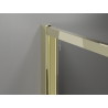 Mexen Exo-F сгъваема душ кабина 95 x 110 см, прозрачна, златна - 816-095-110-50-00
