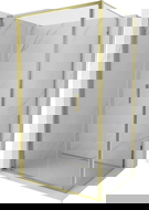 Mexen Exo Сгъваема душ кабина 90 x 120 см, прозрачна, златна - 816-090-120-50-00