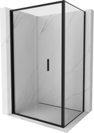 Mexen Exo-F сгъваема душ кабина 110 x 90 см, прозрачна, черна - 816-110-090-70-00