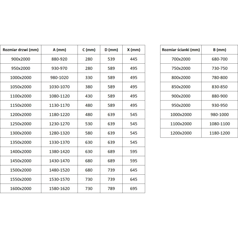 Mexen Exo-R отваряема душ кабина 90 x 95 см, прозрачна, хром - 819-090-095-01-00