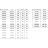 Mexen Exo душ кабина с отваряеми врати 100 x 75 см, прозрачна, злато - 819-100-075-50-00