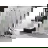 Mexen Exo плъзгащ се душ кабина 125 x 70 см, прозрачна, хром - 8151-125-070-01-00