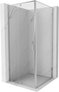 Mexen Exo-R отворяема душ кабина 120 x 120 cm, прозрачна, хром - 819-120-120-01-00