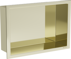 Mexen X-Wall-R стелаж за вграждане с корни 30 x 20 см, златен - 1950302010