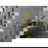 Mexen X-Wall-R стелаж за вграждане с корни 30 x 20 см, златен - 1950302010