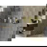 Mexen X-Wall-R стенна полка с ръб 30 x 30 см, златна - 1950303010