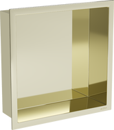 Mexen X-Wall-R стенна полка с ръб 30 x 30 см, златна - 1950303010