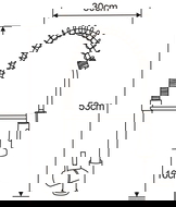 Mexen Clara кухненски смесител, черен - 670501-70