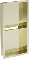 Mexen X-Wall-R вградена стелажна рафта с кант и рафт 60 x 30 см, златна - 1950603010S