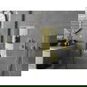 Mexen X-Wall-R вградена стелажна рафта с кант и рафт 60 x 30 см, златна - 1950603010S