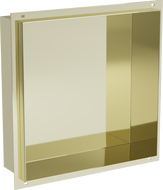Mexen X-Wall-NR вътрешна рафт без яка 30 x 30 см, златна - 1951303010