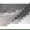 Mexen Velar L Двоен, разглобяем плъзгащ се параван за душ 75 x 150 cm, прозрачен, розово злато - 896-075-003-01-60