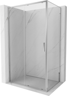 Mexen Exo-S разтегателна душ кабина 170 x 120 см, прозрачна, хромирана