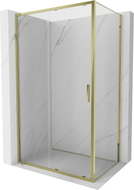 Mexen Exo-S плъзгаща се душ кабина 190 x 95 см, прозрачна, златна - 8151-190-095-50-00