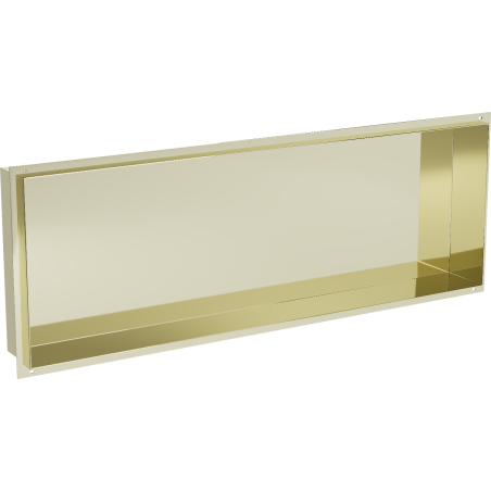 Mexen X-Wall-NR стелаж за вграждане без ръба 90 x 30 см, златен - 1951903010